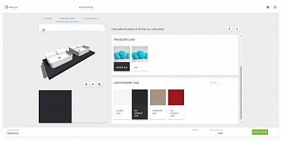 Koupelnový deska na míru v konfigurátoru - volba lesku a laku